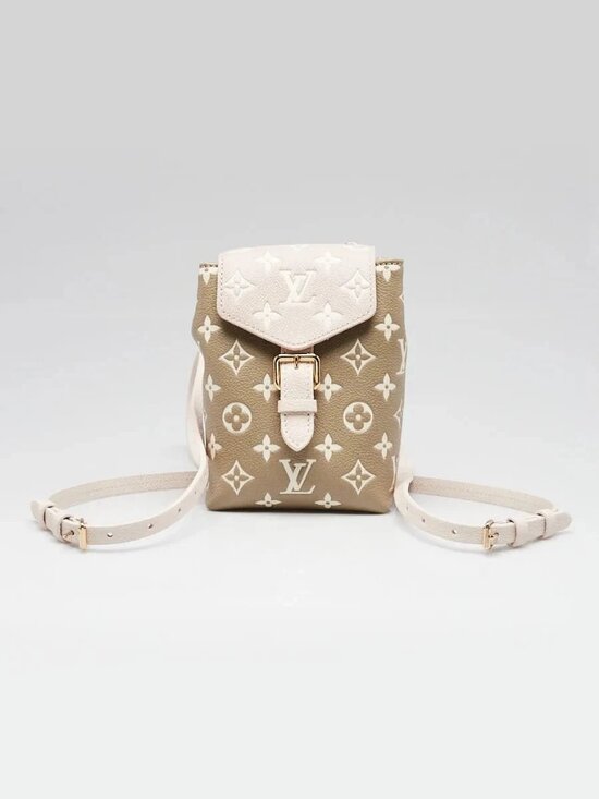 Louis Vuitton Kaki/Beige Monogram Empreinte Spring In The City Tiny Backpack Bag main image 10